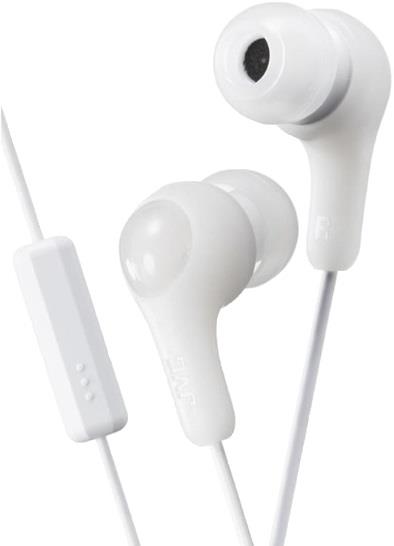 JVC Auricolari in-ear JVC Gumy Plus FX7M con cavo e microfono bianco